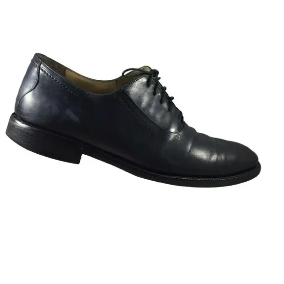 Johnston & Murphy Signature Series Oxford Dress Shoes Men\'s 9.5 Leather ITALY Mens Johnston Murphy Signature Series Leather Cap-Toe  main image 4